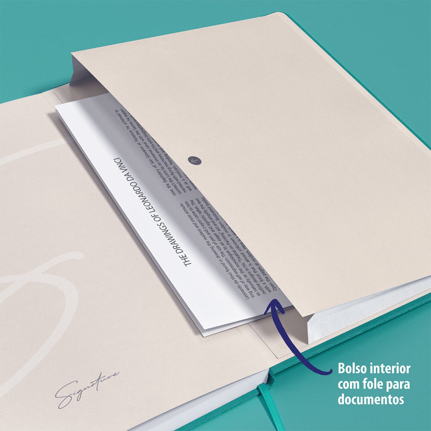 Caderno A5 Pautado Signature Pastel Oxford (cor sortida)