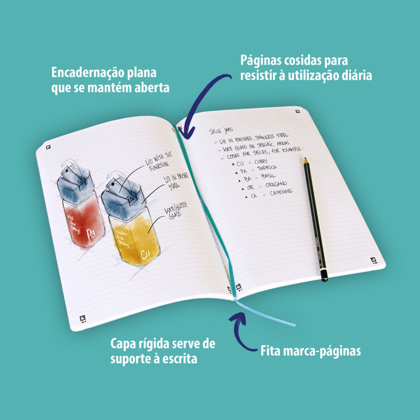 Caderno A5 Pautado Signature Pastel Oxford (cor sortida)