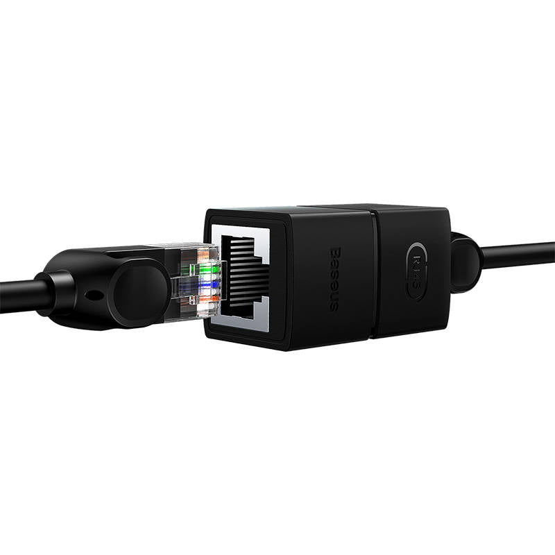 Conector RJ-45 Baseus Premium Preto | Ligação de Rede Estável e Profissional