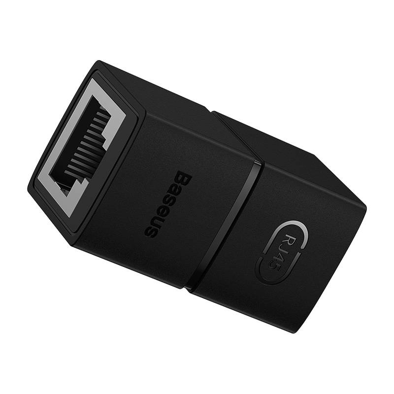 Conector RJ-45 Baseus Premium Preto | Ligação de Rede Estável e Profissional