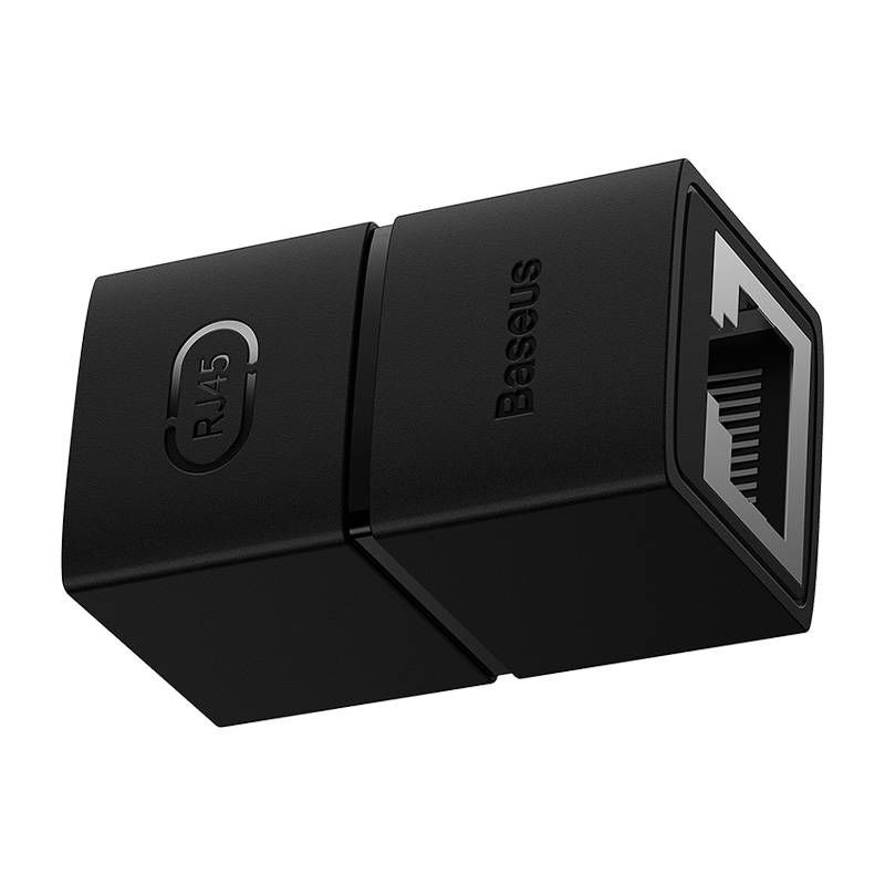 Conector RJ-45 Baseus Premium Preto | Ligação de Rede Estável e Profissional