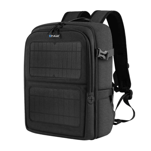 Mochila para Câmera PULUZ à Prova de Água com Painéis Solares 12W max.