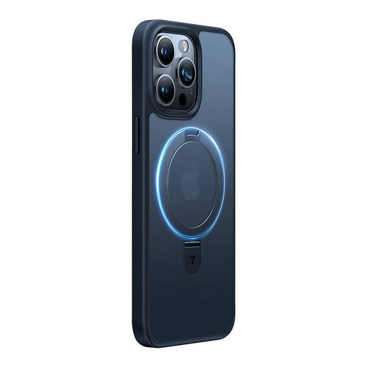 Capa TORRAS UPRO Ostand Preto Matte para iPhone 15 Pro