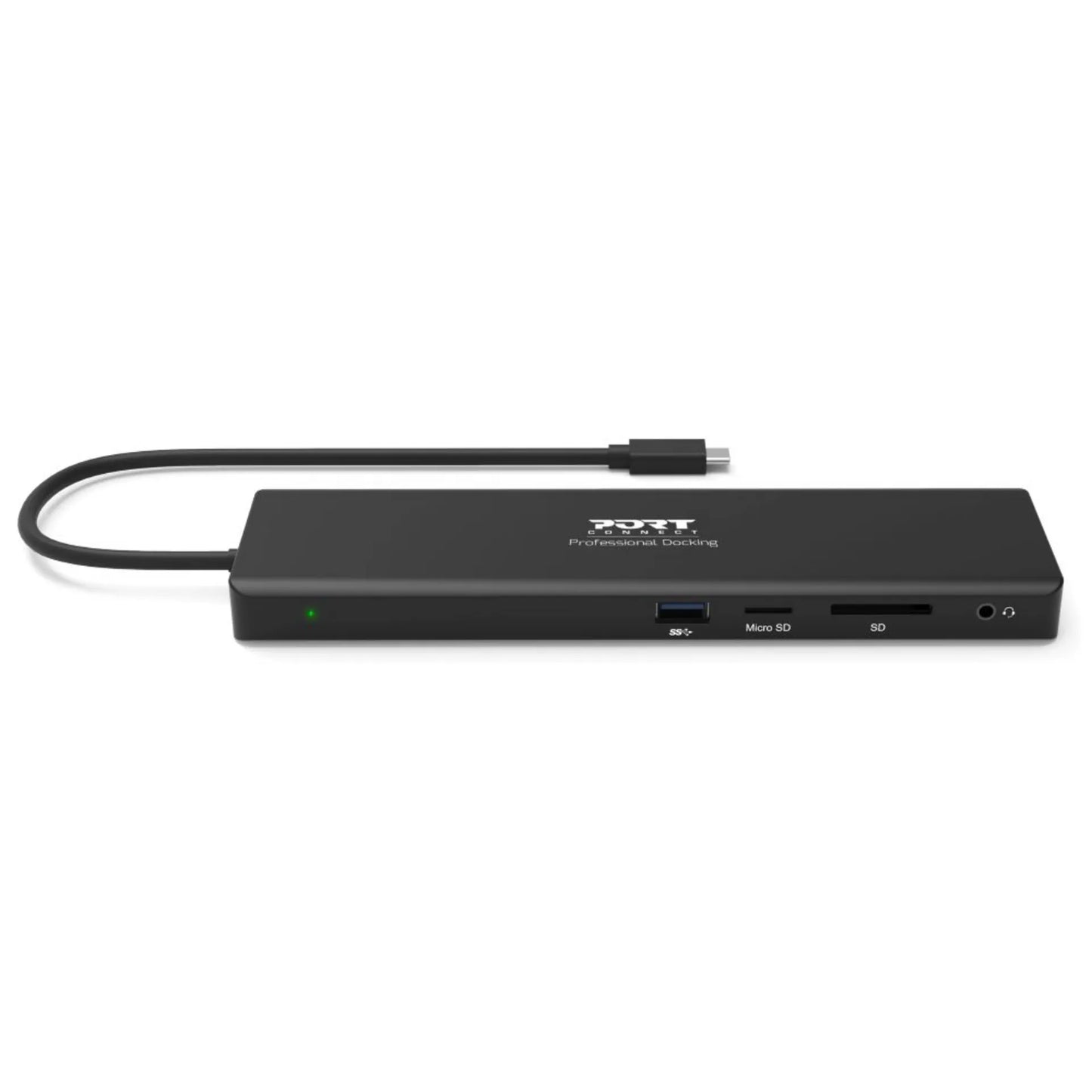Dock Station USB-C Triple Screen 100W 4K USB-C para HDMI DP VGA USB-C Leitor de Cartões