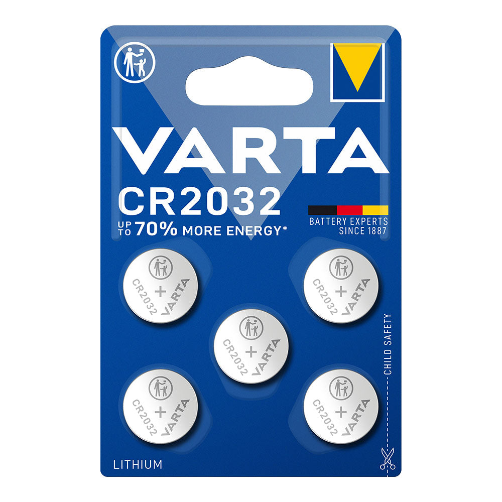 Pilha Varta CR2032 3V Lítio (Pack de 5)