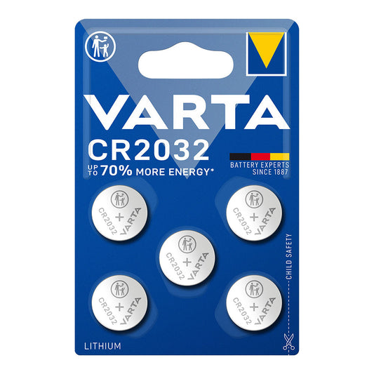 Pilha Varta CR2032 3V Lítio (Pack de 5)