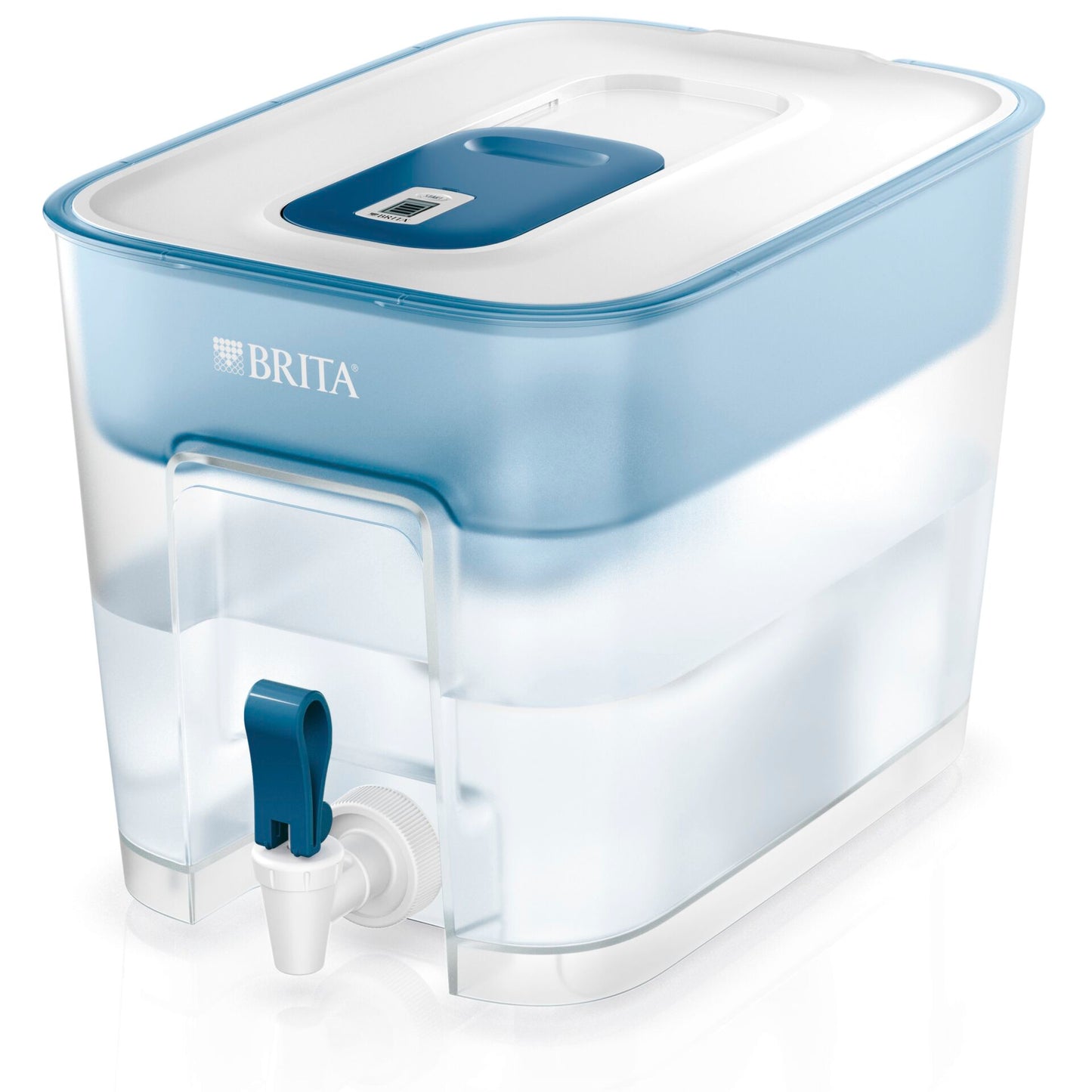 Dispensador de Água Filtrada 8,2L Brita Flow Basic Blue + 1 Filtro Maxtra Pro