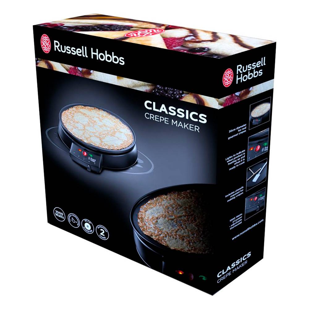 Russell Hobbs Crepes Maker Fiesta 30 cm / Cor: Vermelho / Modelo 20920-56