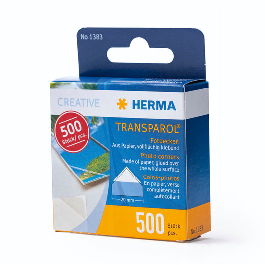 Cantos Protetores de Fotografia HERMA 1383 pack de 500 uni.