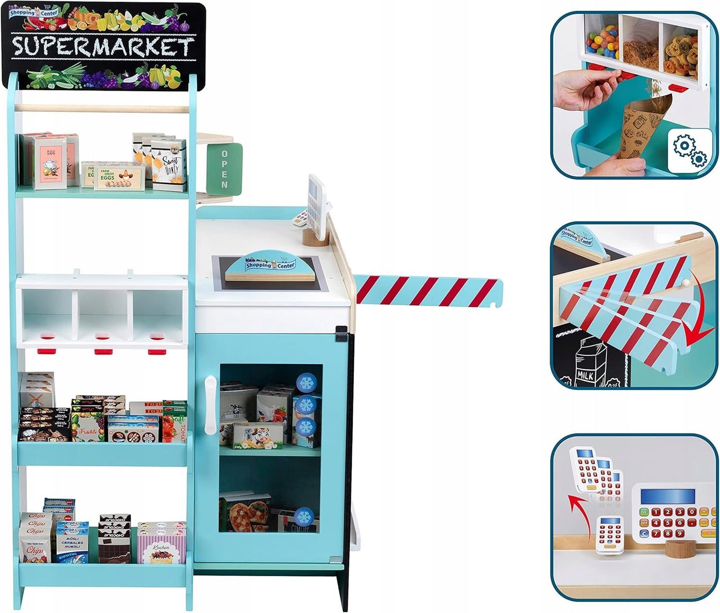 Supermercado de Madeira Infantil XL THEO KLEIN