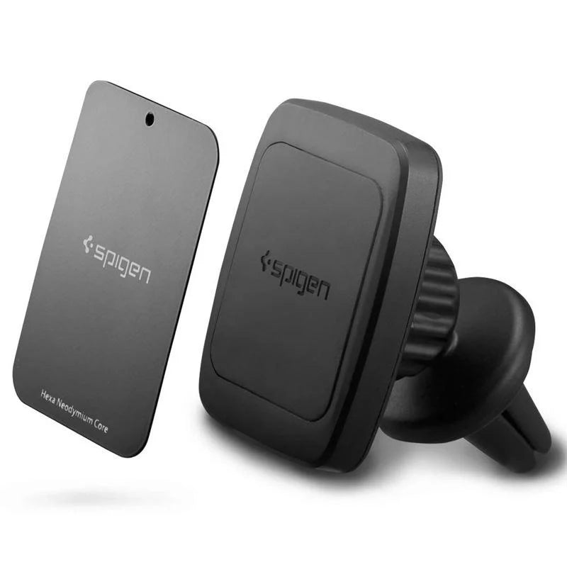 Suporte Telemovel para Carro Spigen H12 para Ventilação de Carro Magnético / Preto