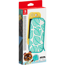 Bolsa para Nintendo Switch Lite (Animal Crossing) c/ Película Protetora Incluída
