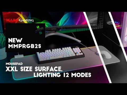 Tapete de Rato (Mousepad) Mars Gaming RGB MMPRGB2 XXL Preto