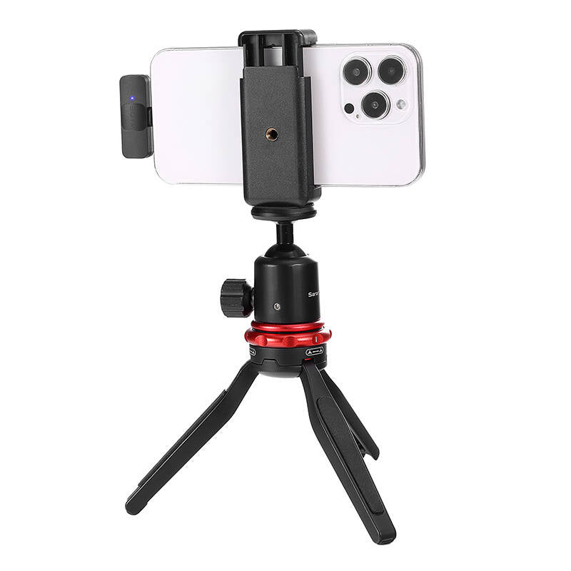 Microfone de Lapela Sem Fios BOYA BY-V1 compatível com iPhone