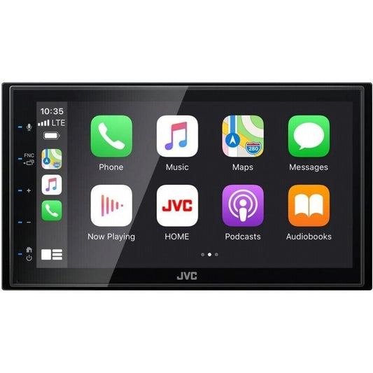 Auto Rádio 2 DIN JVC KW-M565DBT 6.8" com CarPlay, Android Auto, DAB+ e Bluetooth