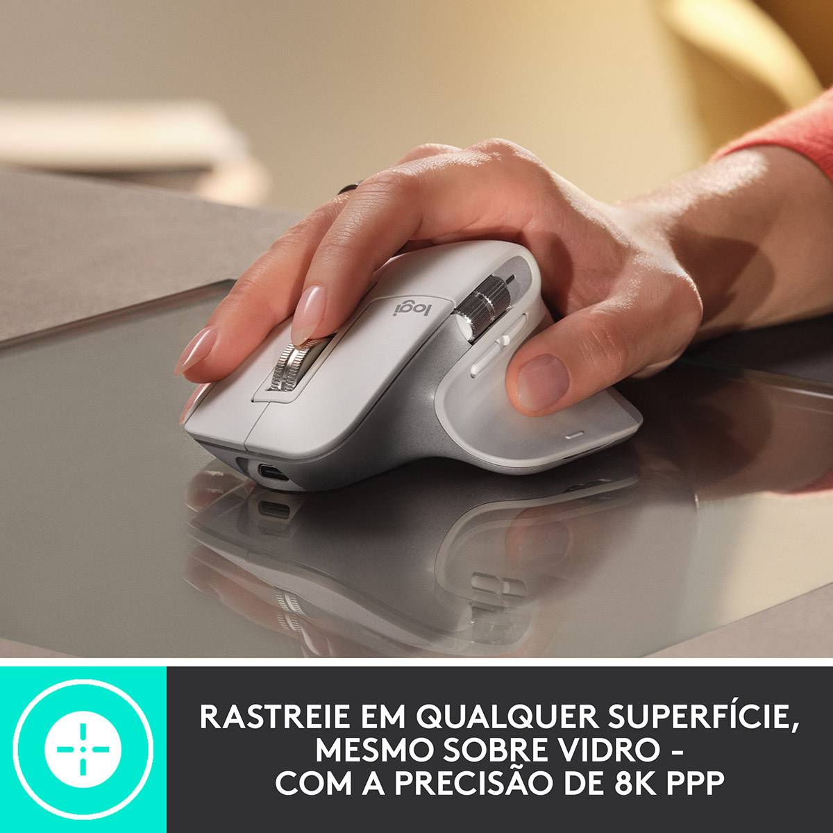 Rato Óptico Logitech MX Master 3s Wireless/Bluetooth 8000DPI Graphite
