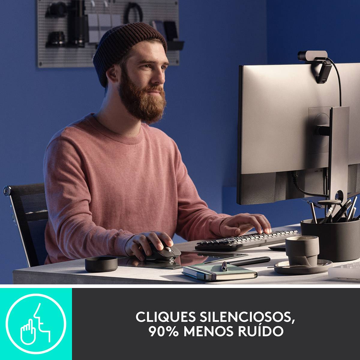 Rato Óptico Logitech MX Master 3s Wireless/Bluetooth 8000DPI Graphite