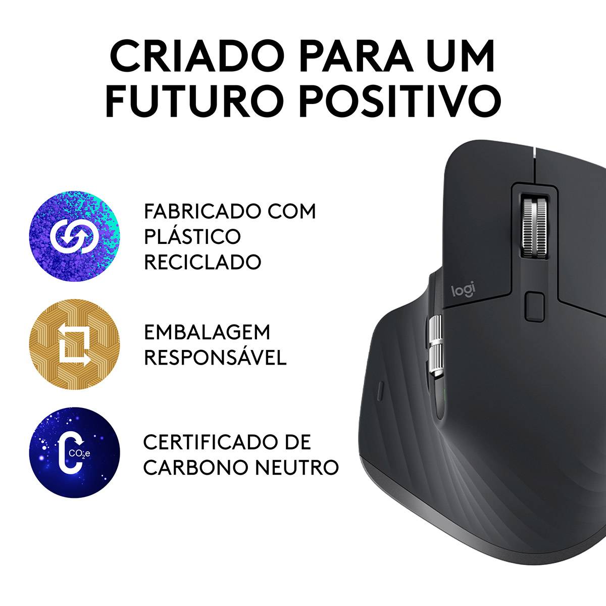 Rato Óptico Logitech MX Master 3s Wireless/Bluetooth 8000DPI Graphite