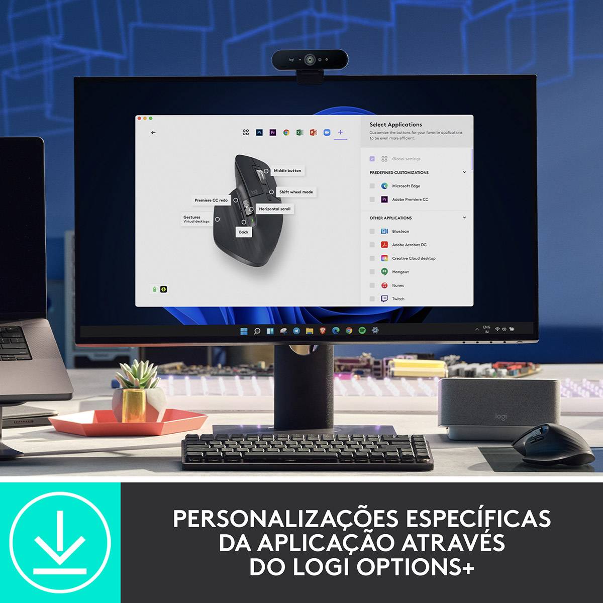 Rato Óptico Logitech MX Master 3s Wireless/Bluetooth 8000DPI Graphite