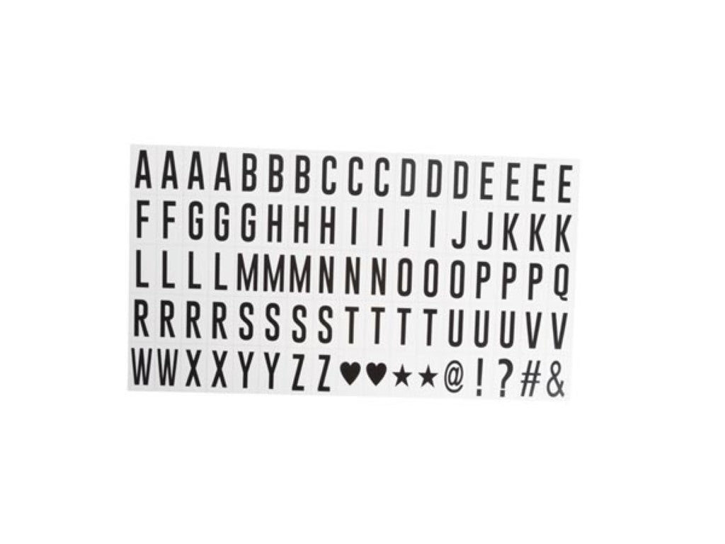 Caixa de Iluminação c/ Letras e Luz LED + Carregador USB 30x22x4,3cm Perel