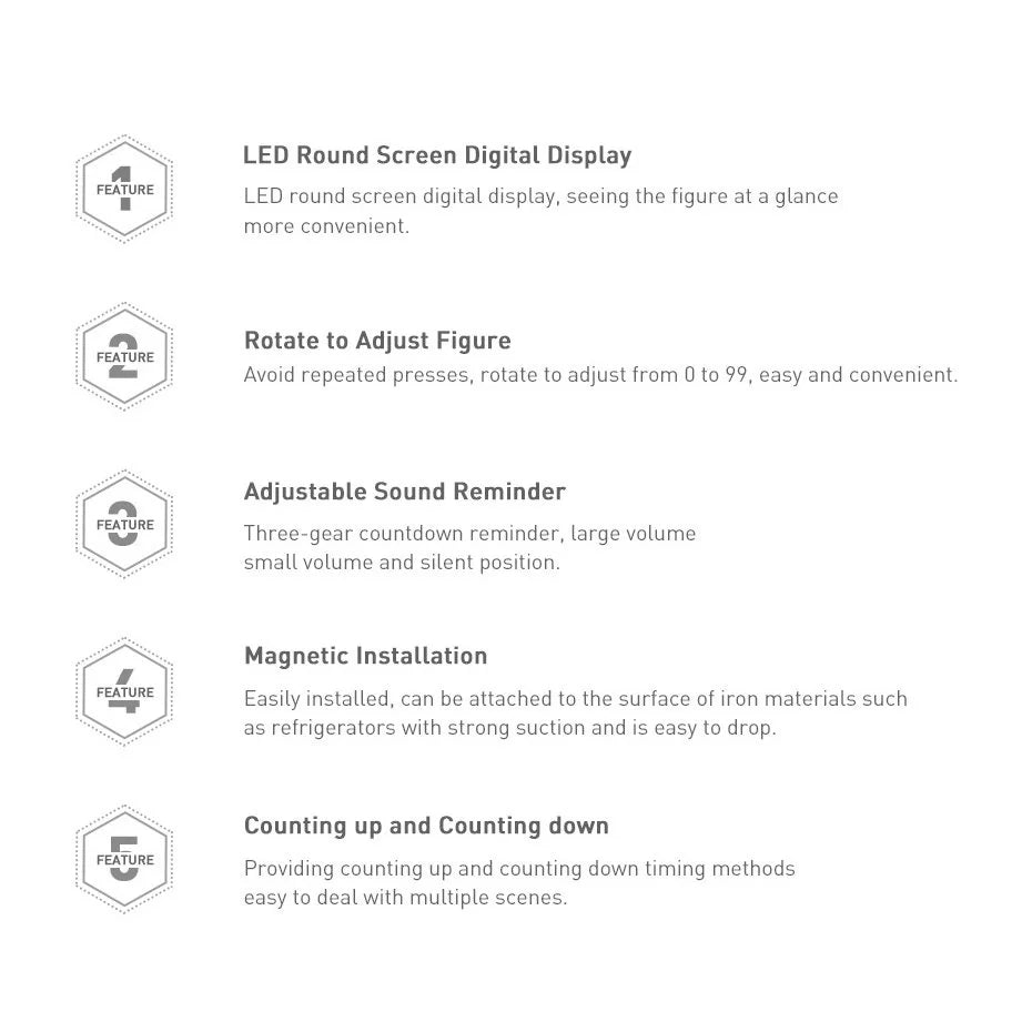 Temporizador Digital Baseus Heyo ACDJS-01