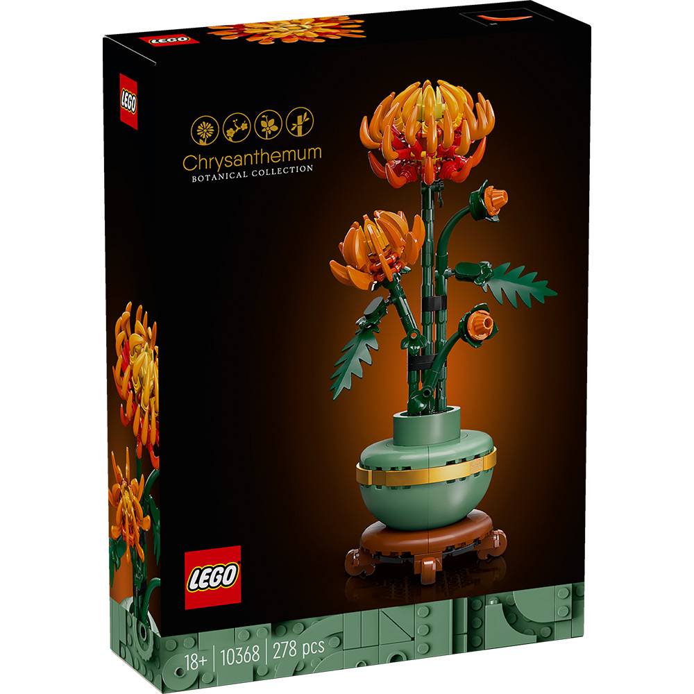 LEGO Botanical: Crisântemo | Idades 18+ | 278 Peças | Item 10368