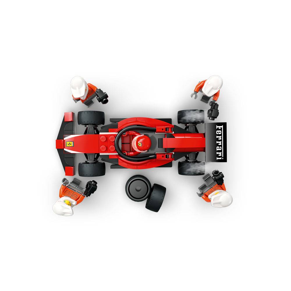 LEGO City: Boxe de F1® e Equipa da Boxe com Carro da Ferrari | Idades 6+ | 322 Peças | Item 60443