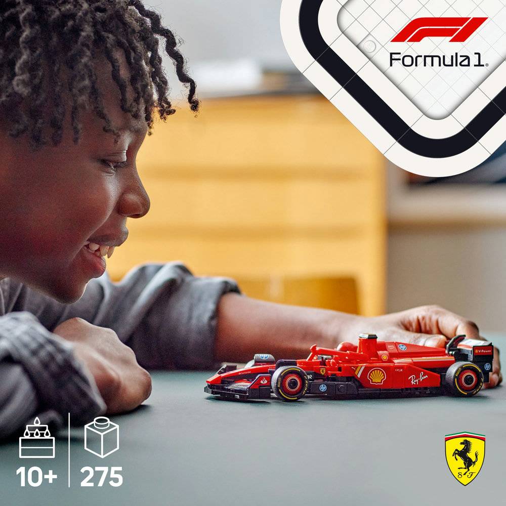 LEGO Speed Champions: Carro de Corrida Ferrari SF-24 F1® | Idades 10+ | 275 Peças | Item 77242