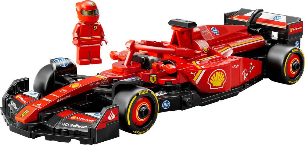 LEGO Speed Champions: Carro de Corrida Ferrari SF-24 F1® | Idades 10+ | 275 Peças | Item 77242