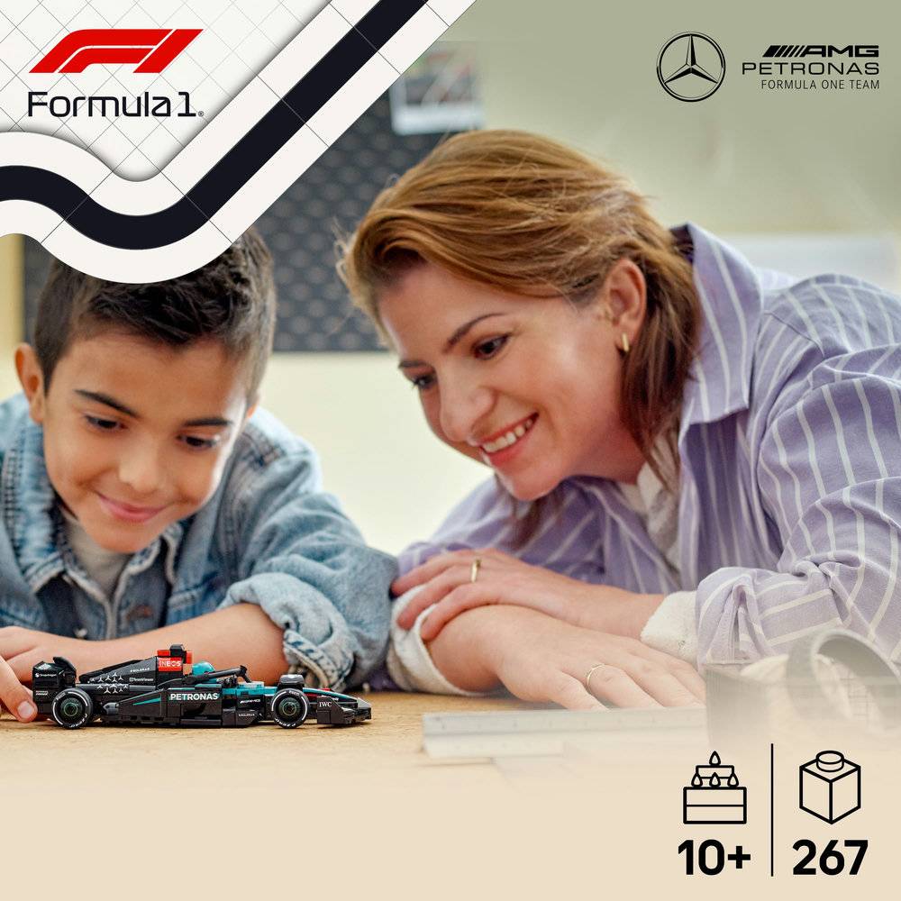 LEGO Speed Champions: Carro de Corrida Mercedes-AMG F1® W15 | Idades 10+ | 267 Peças | Item 77244