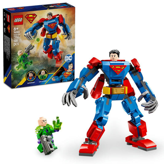 LEGO DC: Robô do Superman contra Lex Luthor | Idades 6+ | 120 Peças | Item 76302