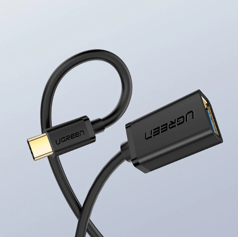 Adaptador OTG USB-C 3.0 Macho para USB-C 3.0 Fêmea Ugreen 30701