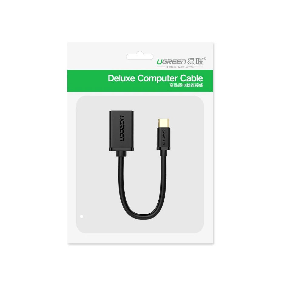 Adaptador OTG USB-C 3.0 Macho para USB-C 3.0 Fêmea Ugreen 30701