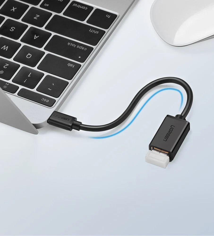 Adaptador OTG USB-C 3.0 Macho para USB-C 3.0 Fêmea Ugreen 30701