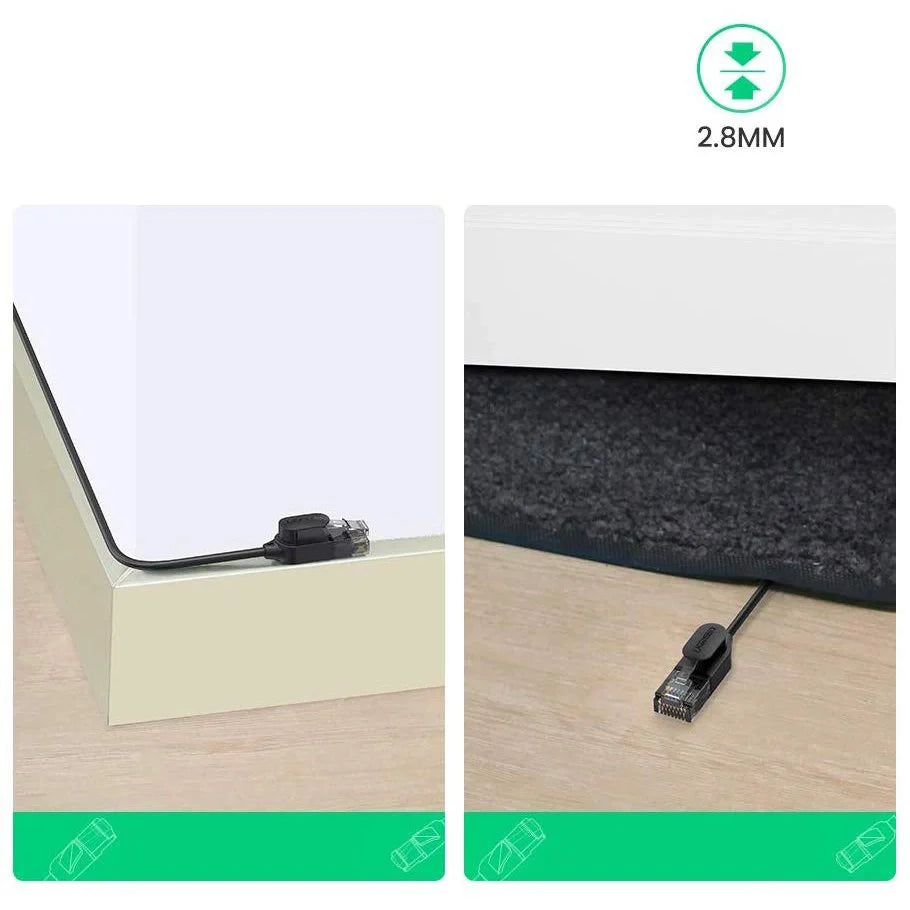 Cabo Ethernet Cat 6A 1000Mbps 3m UGREEN 70653