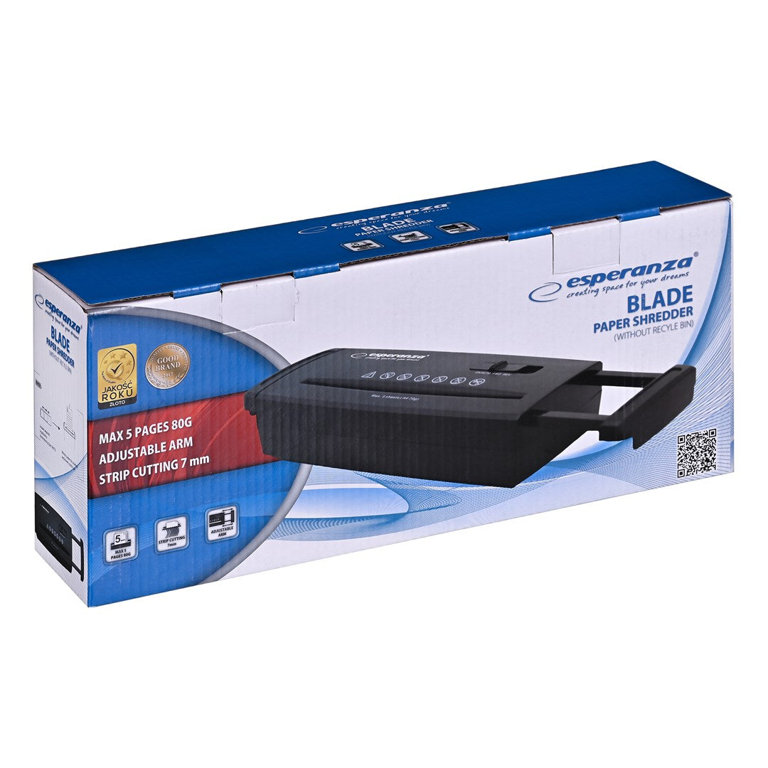 Destruidora de Papel Esperanza EN104 Compacta 6 Folhas