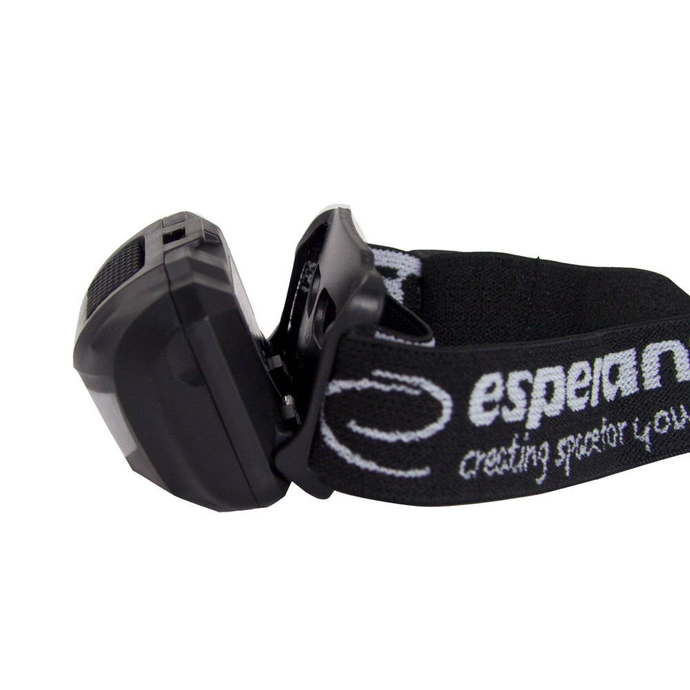 Lanterna de Cabeça LED Esperanza Antlia 5W + 2 LEDs Vermelhos (3x pilhas AAA não incluídas)