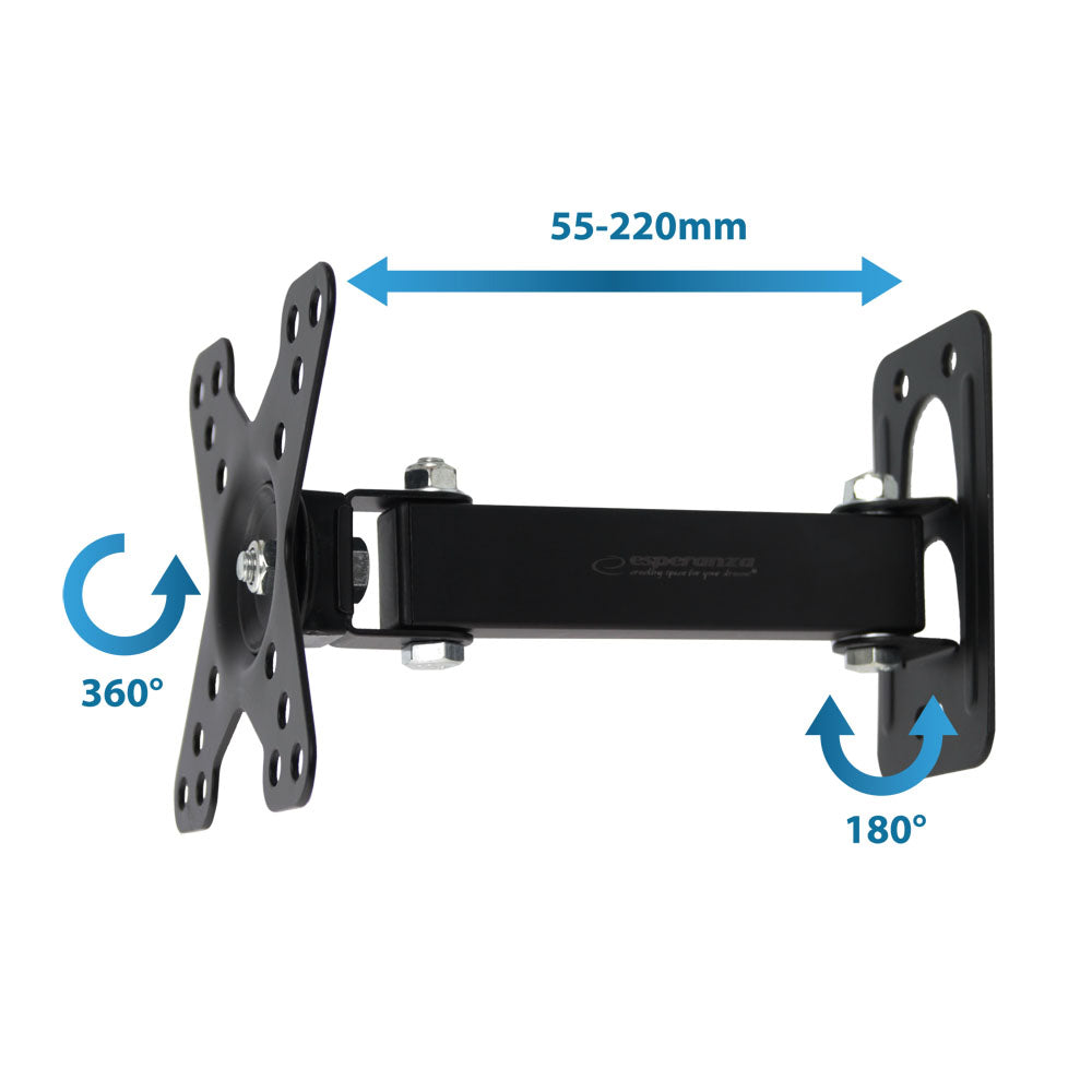 Suporte de Parede para TV Esperanza 12"-50" Horus máx. 20kg