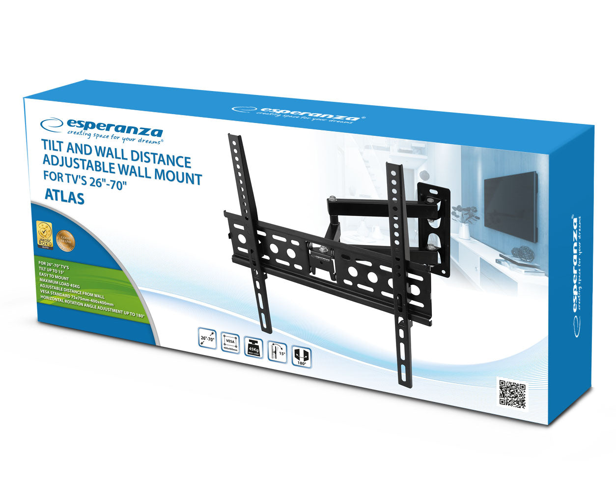 Suporte de parede para TV de 26"a 70" polegadas ATLAS