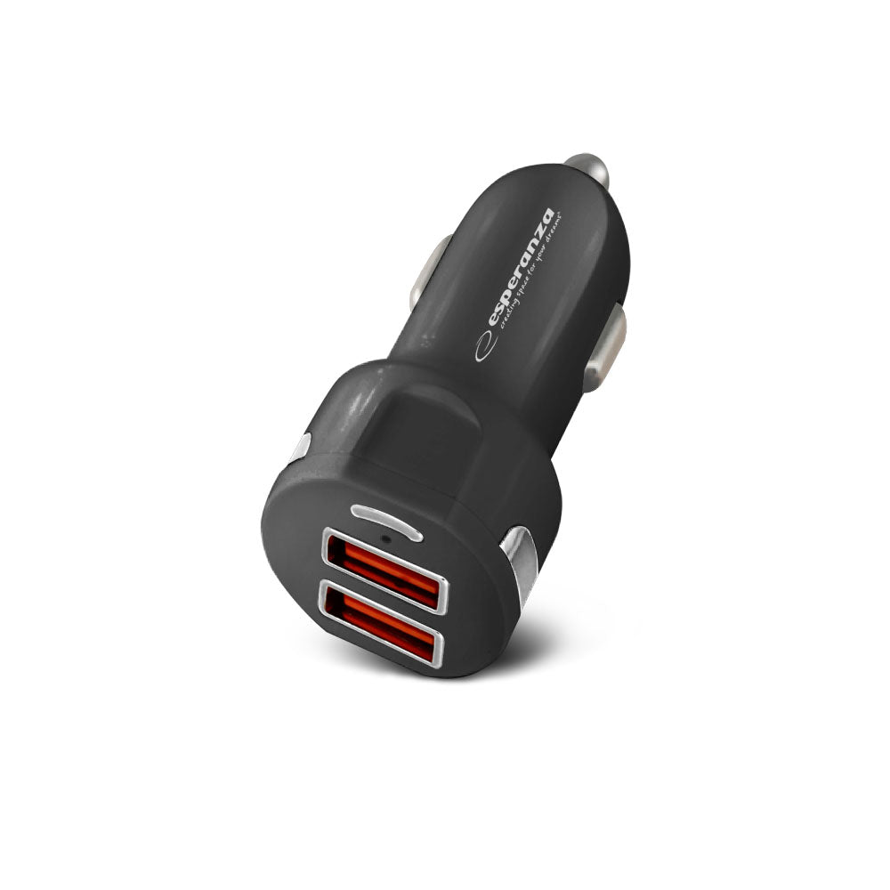 Esperanza Quick Fast Charger Carro 36W 2x USB-A 18W
