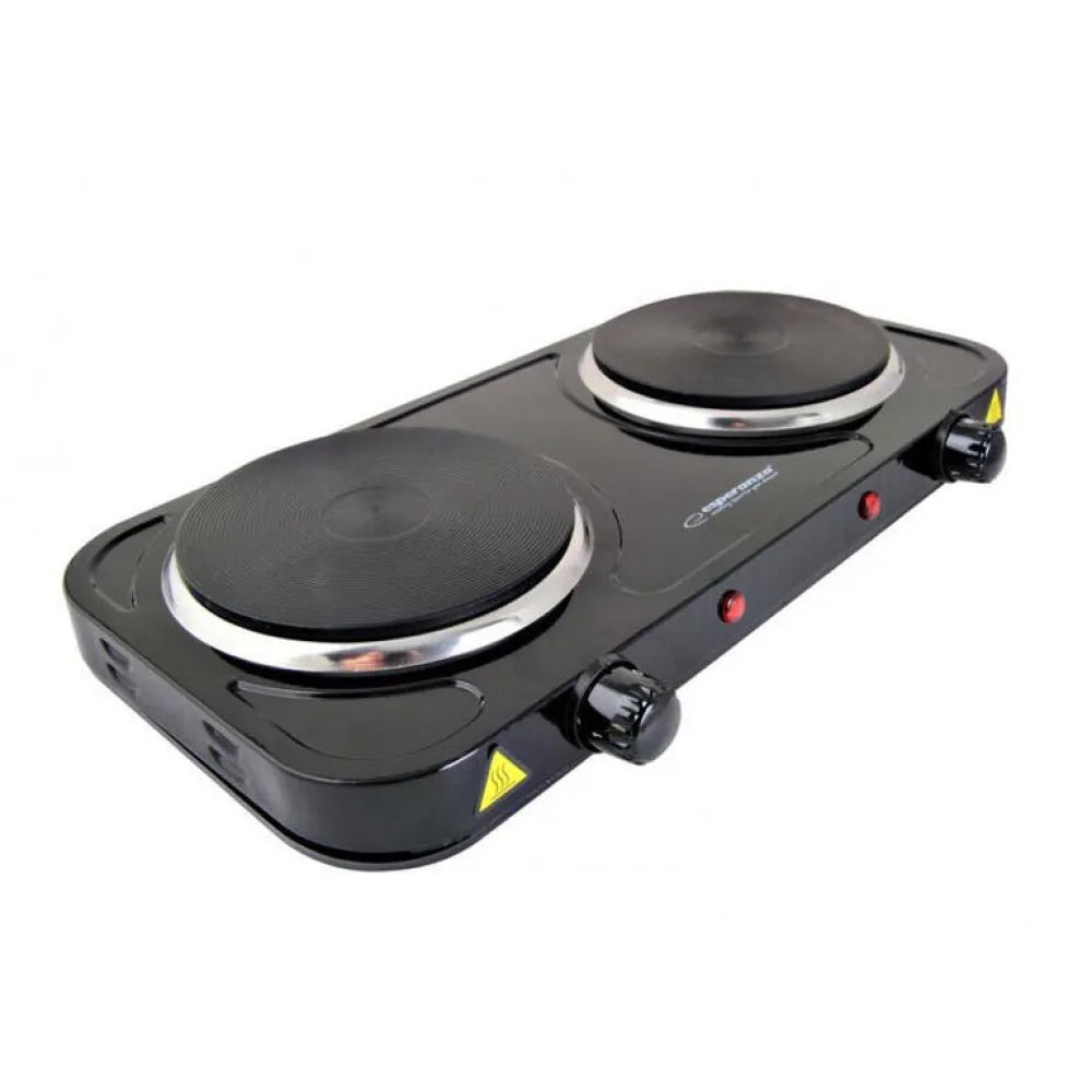 Fogão Placa Elétrica Esperanza Ekh010k 2000 W (2 x 1000 W) 2 Placas Preto