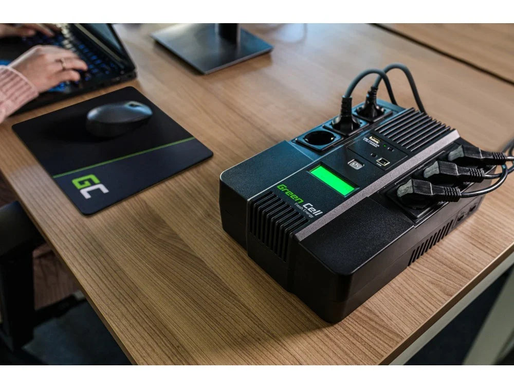 UPS Interactiva Power Supply AiO 800VA 480W (6x Schuko) GREENCELL