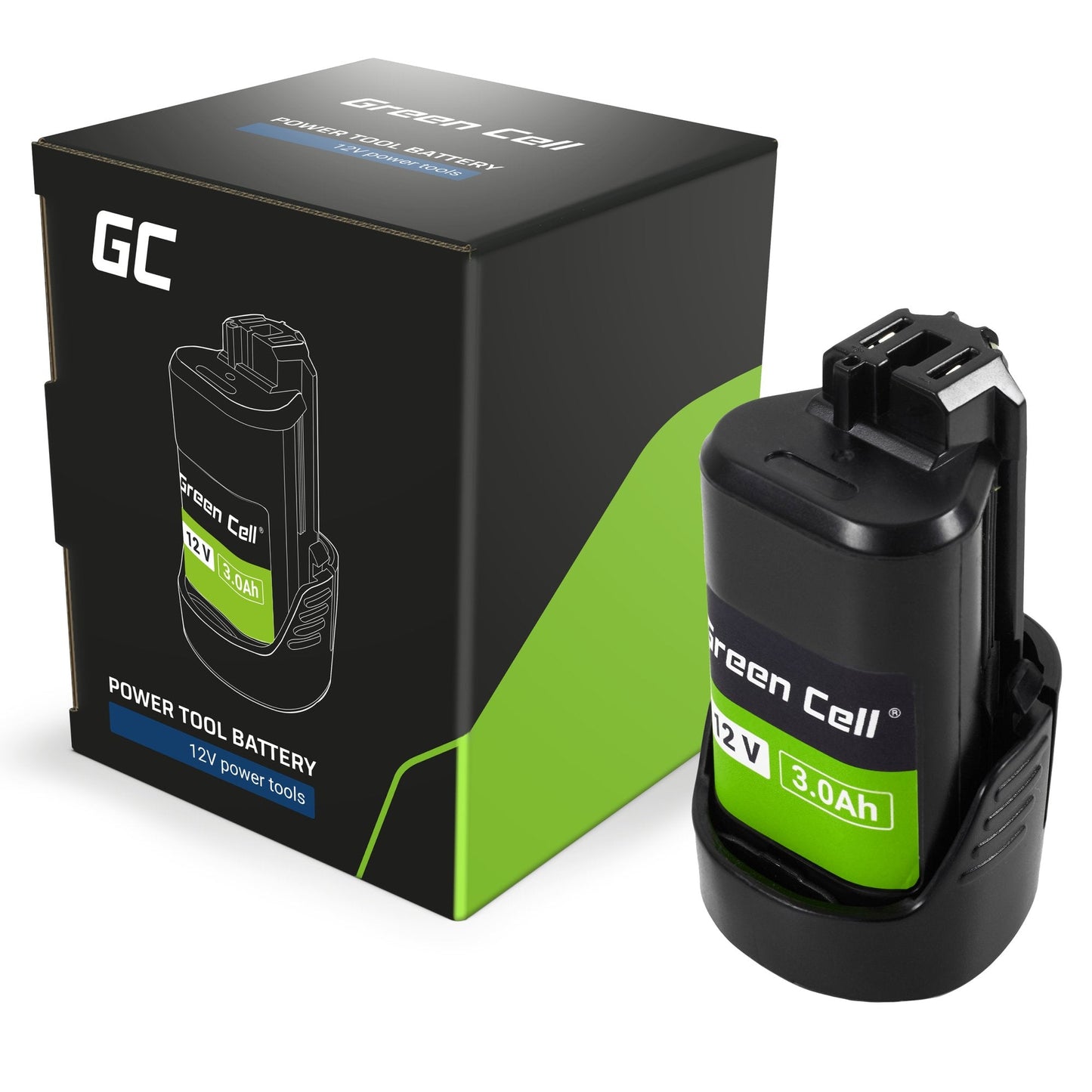 Bateria Green Cell para Bosch GBA 12V 3Ah