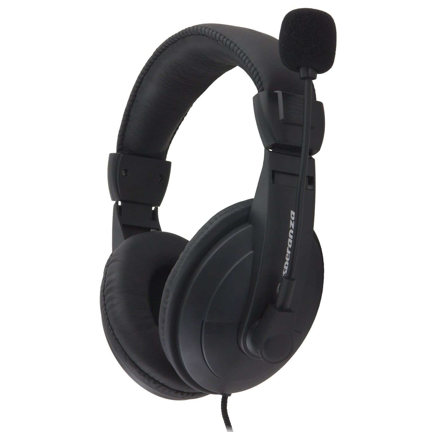 Auscultadores Esperanza EH103 Stereo com Microfone Preto