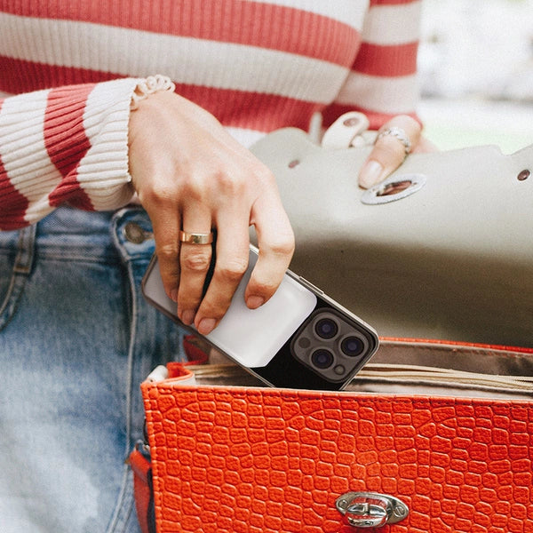 Powerbank Wozinsky Magnetic Mini 10000mAh 30W USB-C (Integrado) Cinza