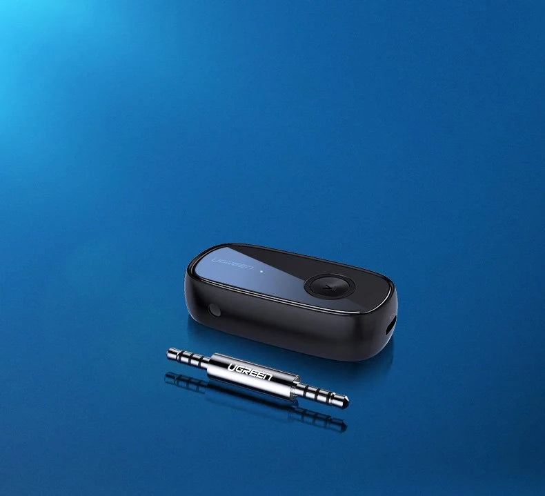 Receptor de Áudio Bluetooth 5.0 Ugreen com AptX e AptX Low Latency (LL) Jack Mini Headphone 3.5mm
