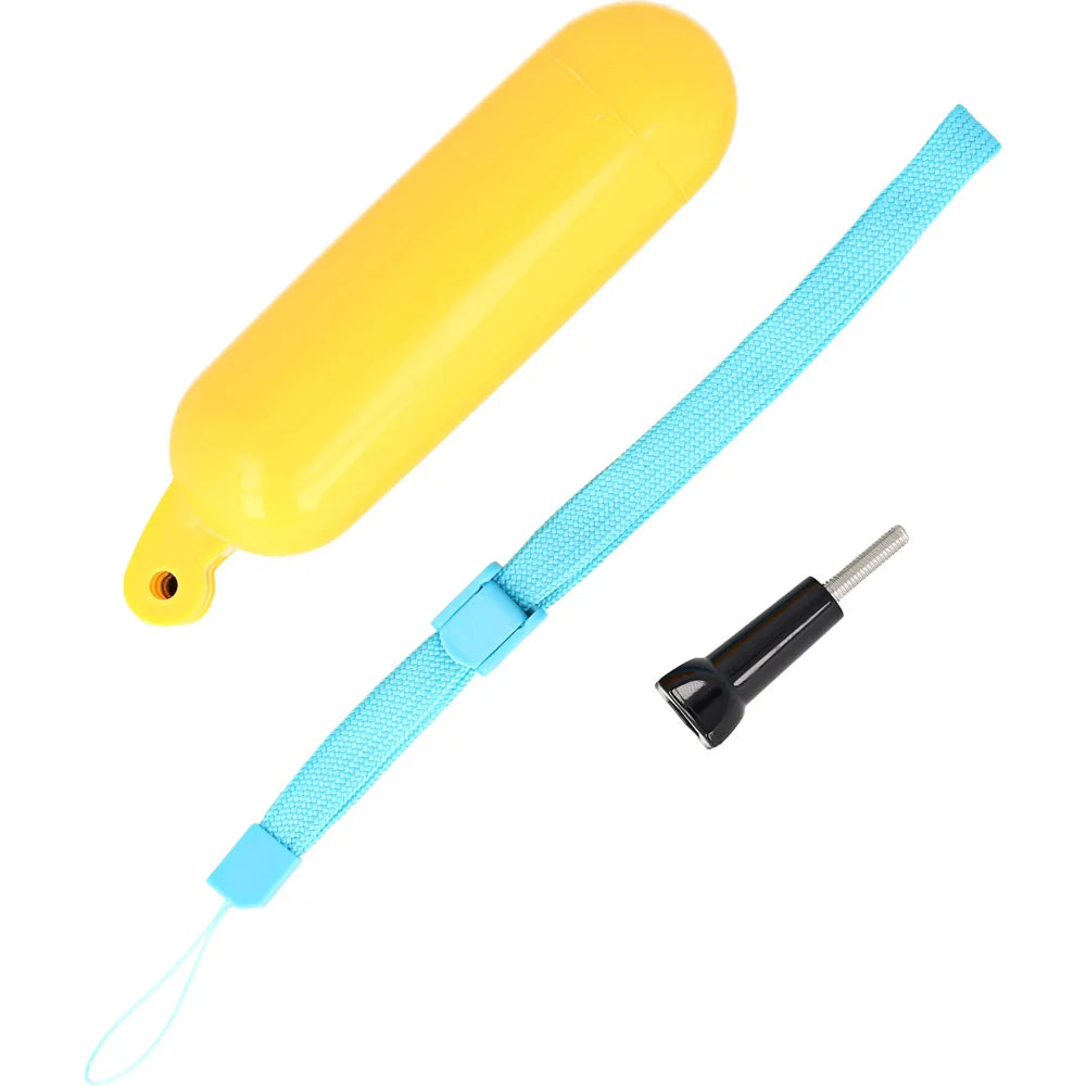 Suporte de Flutuação Amarelo para Câmaras de Desporto GoPro e SJCAM