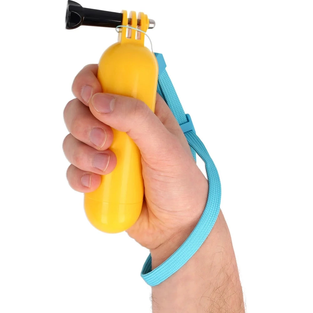 Suporte de Flutuação Amarelo para Câmaras de Desporto GoPro e SJCAM