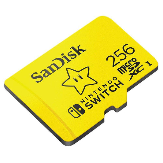 Cartão de Memória microSDXC SanDisk Nintendo Switch 256GB (200MB/s) UHS-I, U3