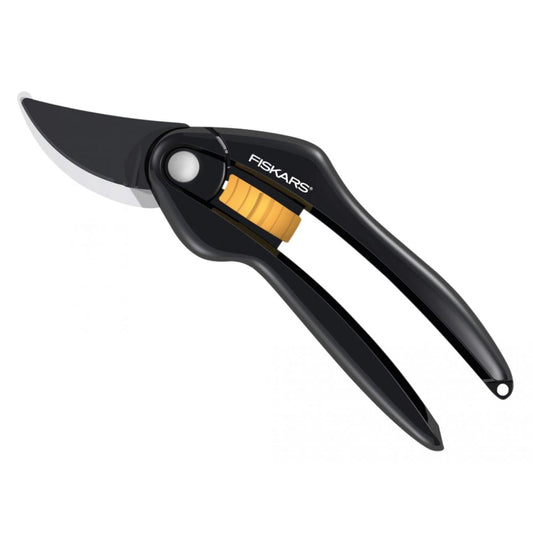 Fiskars Tesoura Podadora Corta-sebes Bypass / Preto e Laranja